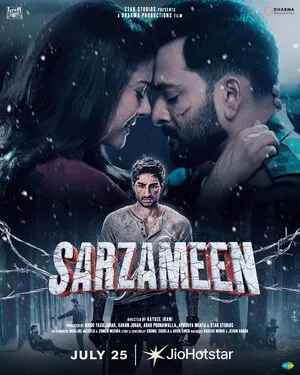 Sarzameen 2025 WEB-DL | Dubbed Hindi Movie